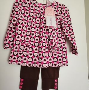 2 piece tunic and legging set
